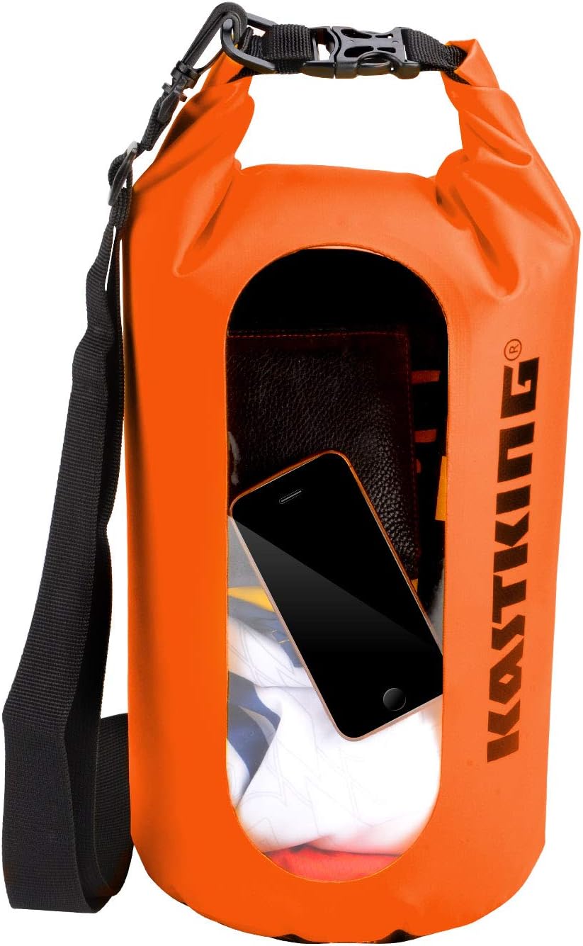 KastKing Bolsas secas, bolsas de almacenamiento 100% impermeables, construcción de grado militar para natación, kayak, canotaje, senderismo,