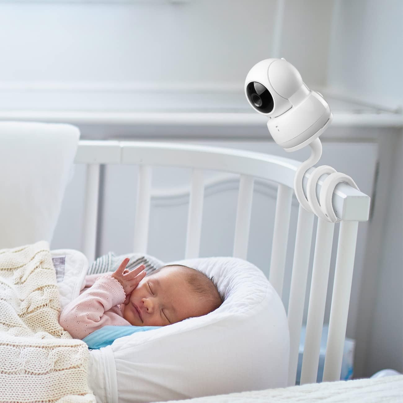 Aobelieve Cámara de bebé flexible Twist Mount para VTech VM923 y VM924 Video Baby Monitor