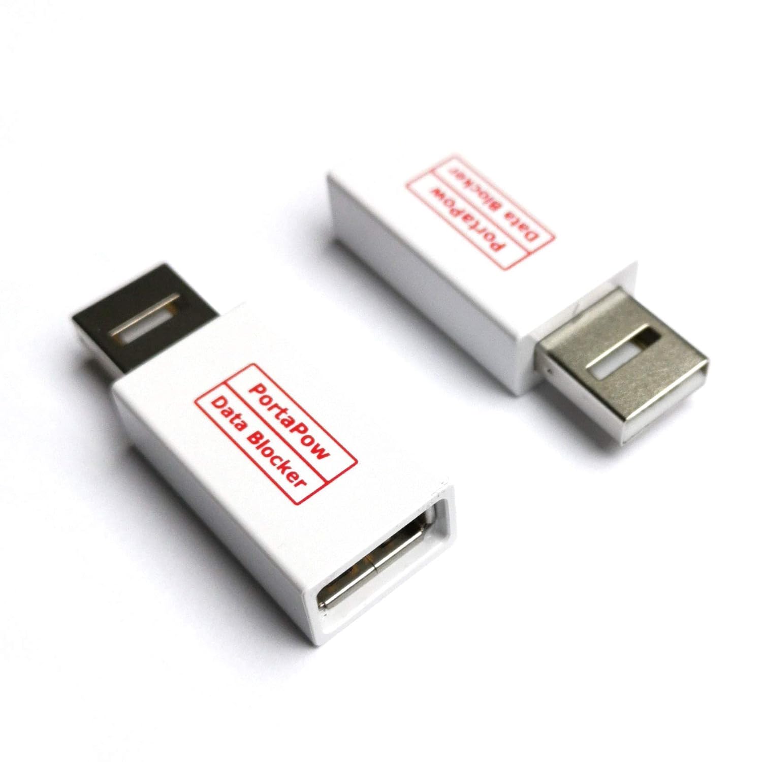 Bloqueador de datos USB de 3 generación (paquete de 2 blanco) – Protege contra el conector de jugo