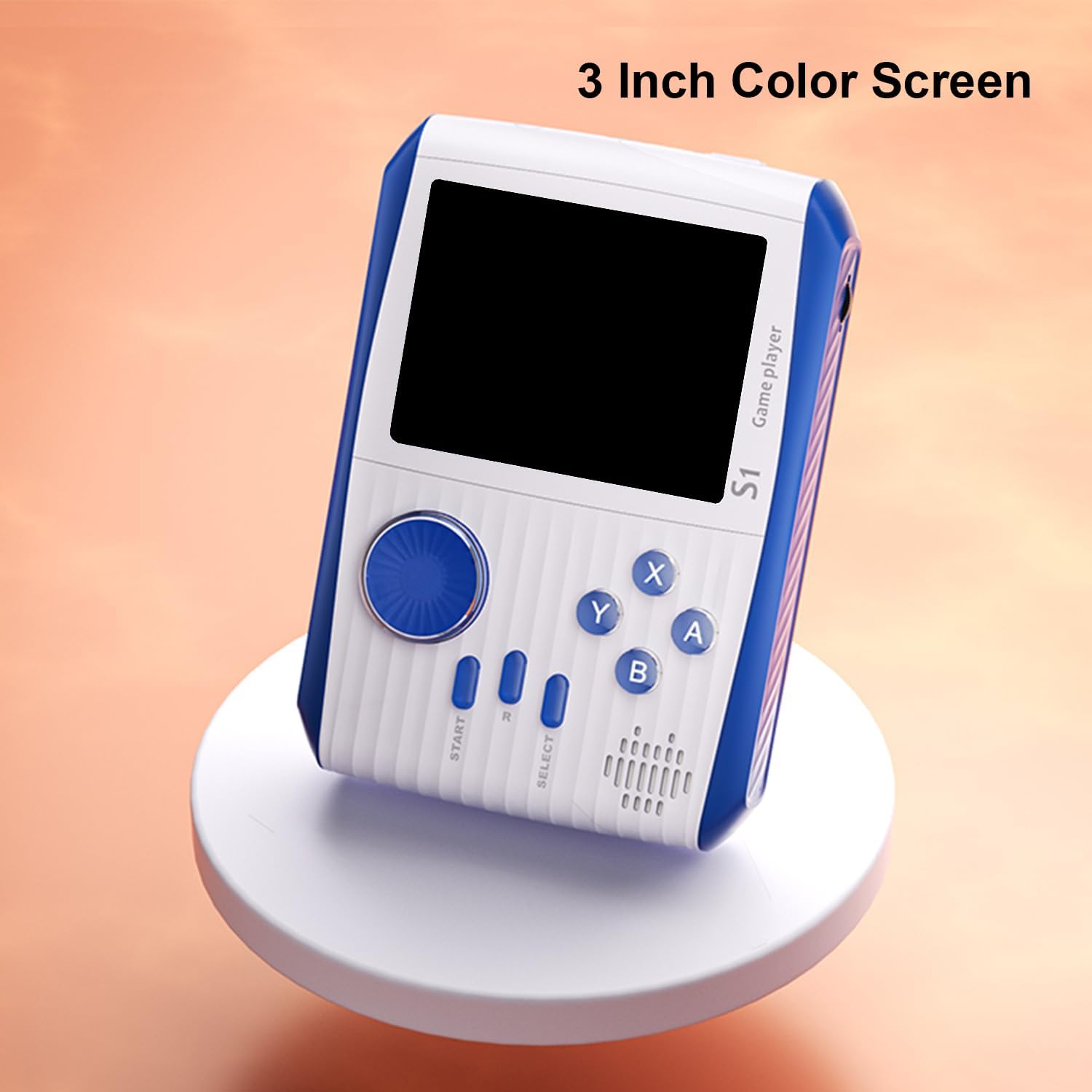 Consola de juegos retro de mano, mini consola de juegos de mano para niños con 666 juegos retro clásicos, batería recargable de 1020 mAh, juego de