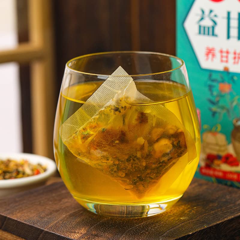2 cajas de té de 18 sabores para el cuidado del hígado, té extraído de 18 tipos de hierbas nutren el hígado y protegen el hígado. Té nutritivo