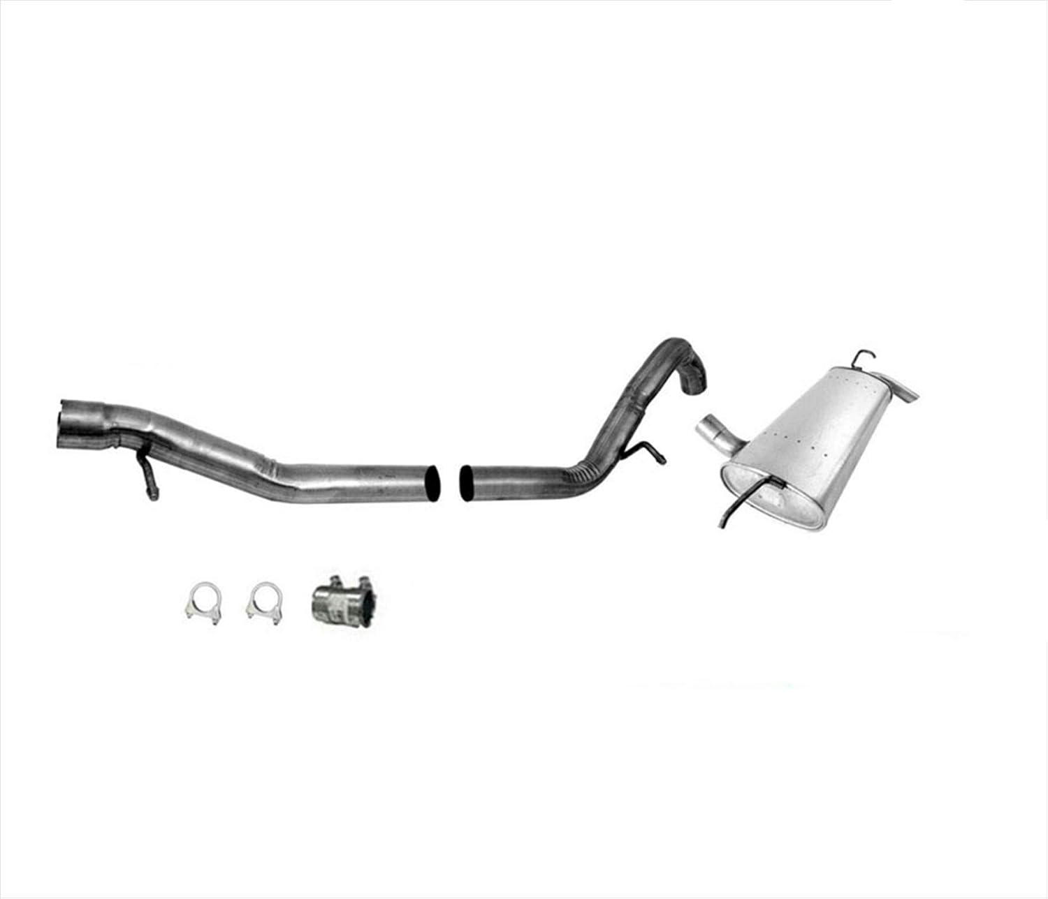 Pieza de repuesto para 07-11 pieza de repuesto para Jeep 4 puertas Wrangler 3.8L silenciador sistema de escape