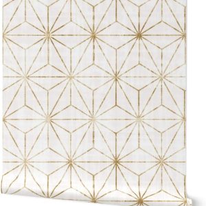 Spoonflower Muestra de papel tapiz extraíble – Star Geo Oro Blanco Triángulos geométricos Holiday Abstracto Minimalista Personalizado Pre-Pegado Spoonflower Muestra de papel tapiz extraíble – Star Geo Oro Blanco Triángulos geométricos Holiday Abstracto Minimalista Personalizado Pre-Pegado