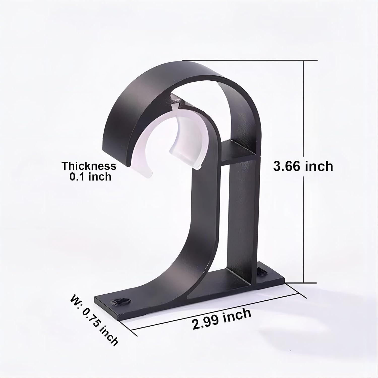 Soportes de barra de cortina para techo, paquete de 4 soportes de barra de alta calidad para techo, soporte para barra de cortina, soportes para