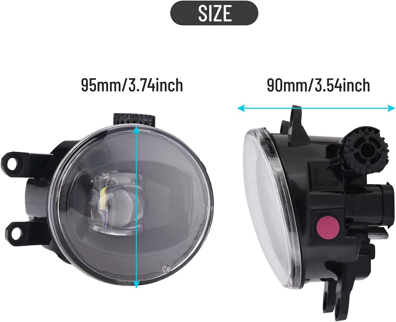 Nueva generación LED antiniebla luz actualización para Toyota 4Runner Tacoma Tundra RAV4 C-HR Highlander Venza Sienna Scion xA 2005 06 07 2008 2009
