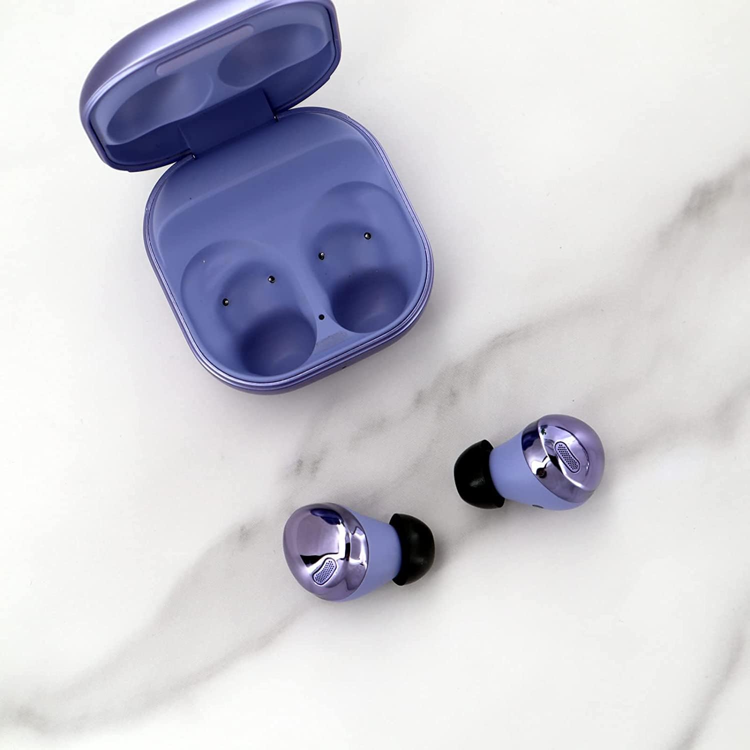 Puntas de espuma viscoelástica compatibles con Galaxy Buds ProGalaxy Buds 2  Galaxy Buds Plus de repuesto, cancelación de ruido perfecta, cabe en la