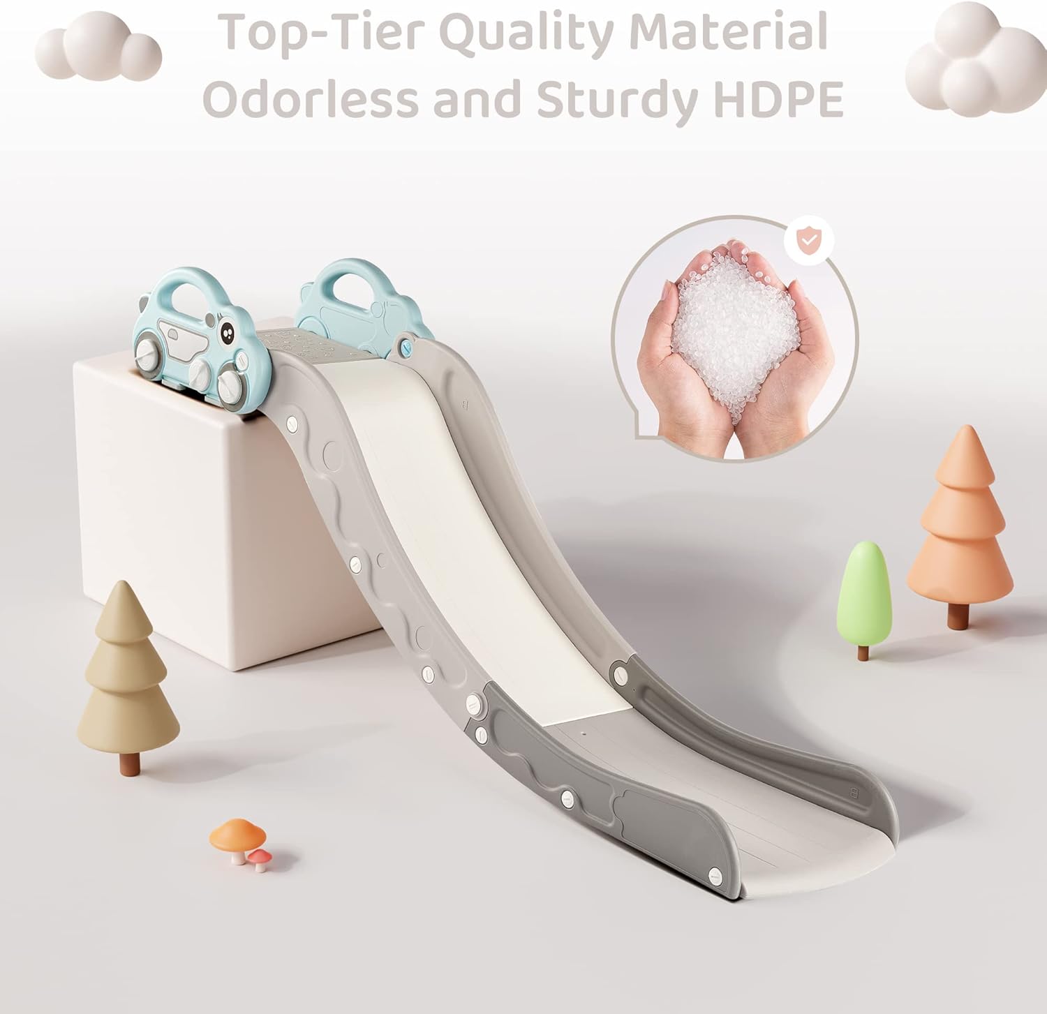 Sofá de interior para niños, accesorio deslizante para cama de niños y sofá de cunas, el mejor accesorio para parque infantil y dormitorio para