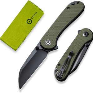 CIVIVI Cuchillo de bolsillo – Elementum Cuchillo plegable con mango Nitro-V Wharncliffe Blade G10 de 2.97 pulgadas, ideal para regalo EDC al aire CIVIVI Cuchillo de bolsillo – Elementum Cuchillo plegable con mango Nitro-V Wharncliffe Blade G10 de 2.97 pulgadas, ideal para regalo EDC al aire