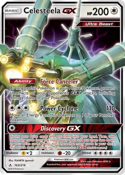 Pokemon – Celesteela GX – 163214 – Bonos Ininterrumpidos – Ultra Raro