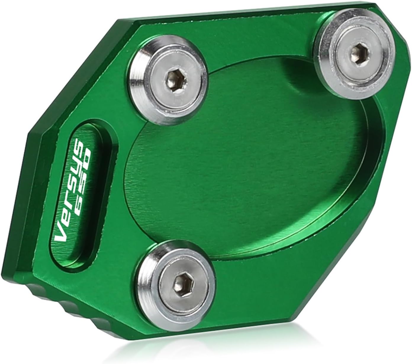 Soporte lateral de aluminio CNC para motocicleta, soporte lateral para ampliar la placa de extensión para Kawasaki Versys 650 2007-2009 (color