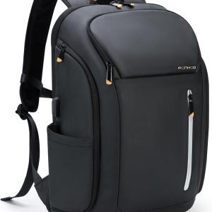 Mochila de negocios para hombre, mochila tecnológica impermeable para laptop de 17.3 pulgadas, mochila de viaje de nailon 900D con puerto de carga Mochila de negocios para hombre, mochila tecnológica impermeable para laptop de 17.3 pulgadas, mochila de viaje de nailon 900D con puerto de carga