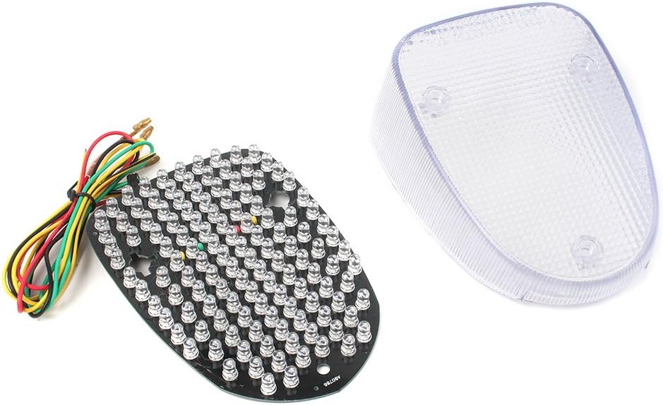 GZYF Lente transparente para motocicleta, luz trasera, señal de giro de freno para 96-13 para Yamaha Royal Star XVZ1300  02-10 para Yamaha V-Star