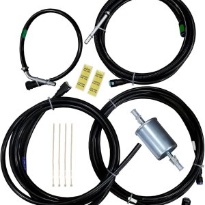 Repuesto para Chevrolet GMC Silverado Sierra V8 1999-03 (Exc. Flex Fuel & Diesel) Kit completo de línea de combustible de nailon, retorno y vapor Repuesto para Chevrolet GMC Silverado Sierra V8 1999-03 (Exc. Flex Fuel & Diesel) Kit completo de línea de combustible de nailon, retorno y vapor