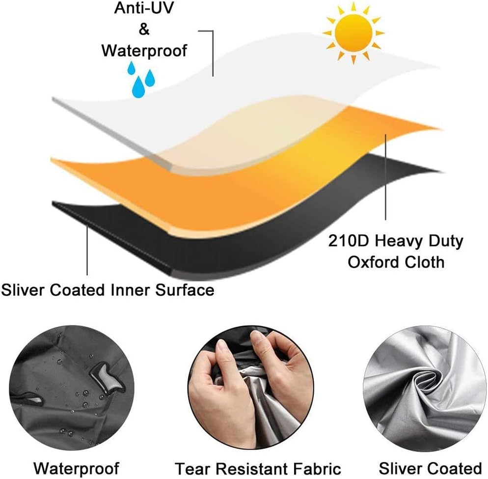 UCARE – Cubierta para caminadora para correr al aire libre, a prueba de polvo, impermeable, cubierta negra para el gimnasio en el hogar, cinta de