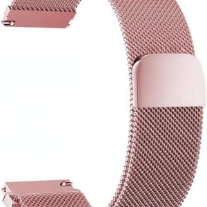 Upzuna Correa de reloj milanesa de liberación rápida deportiva de malla metálica para mujeres y hombres, universal de 0.709 in, 0.787 in, 0.866 in Upzuna Correa de reloj milanesa de liberación rápida deportiva de malla metálica para mujeres y hombres, universal de 0.709 in, 0.787 in, 0.866 in