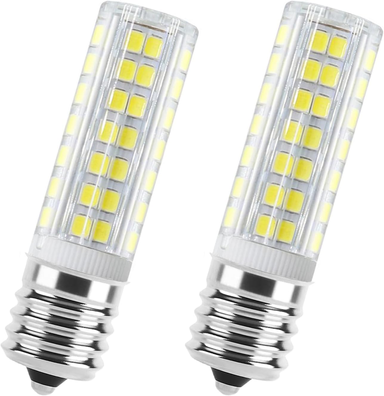 Bombillas LED E17 de 6 W para microondas, reemplaza la bombilla halógena de 125 V 40 W para Whirlpool GE sobre la estufa, campana extractora,