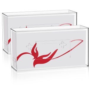 Kigley Paquete de 2 soportes para guantera de montaje en pared, dispensador de guantes de acrílico transparente, dispensador de máscaras para Kigley Paquete de 2 soportes para guantera de montaje en pared, dispensador de guantes de acrílico transparente, dispensador de máscaras para