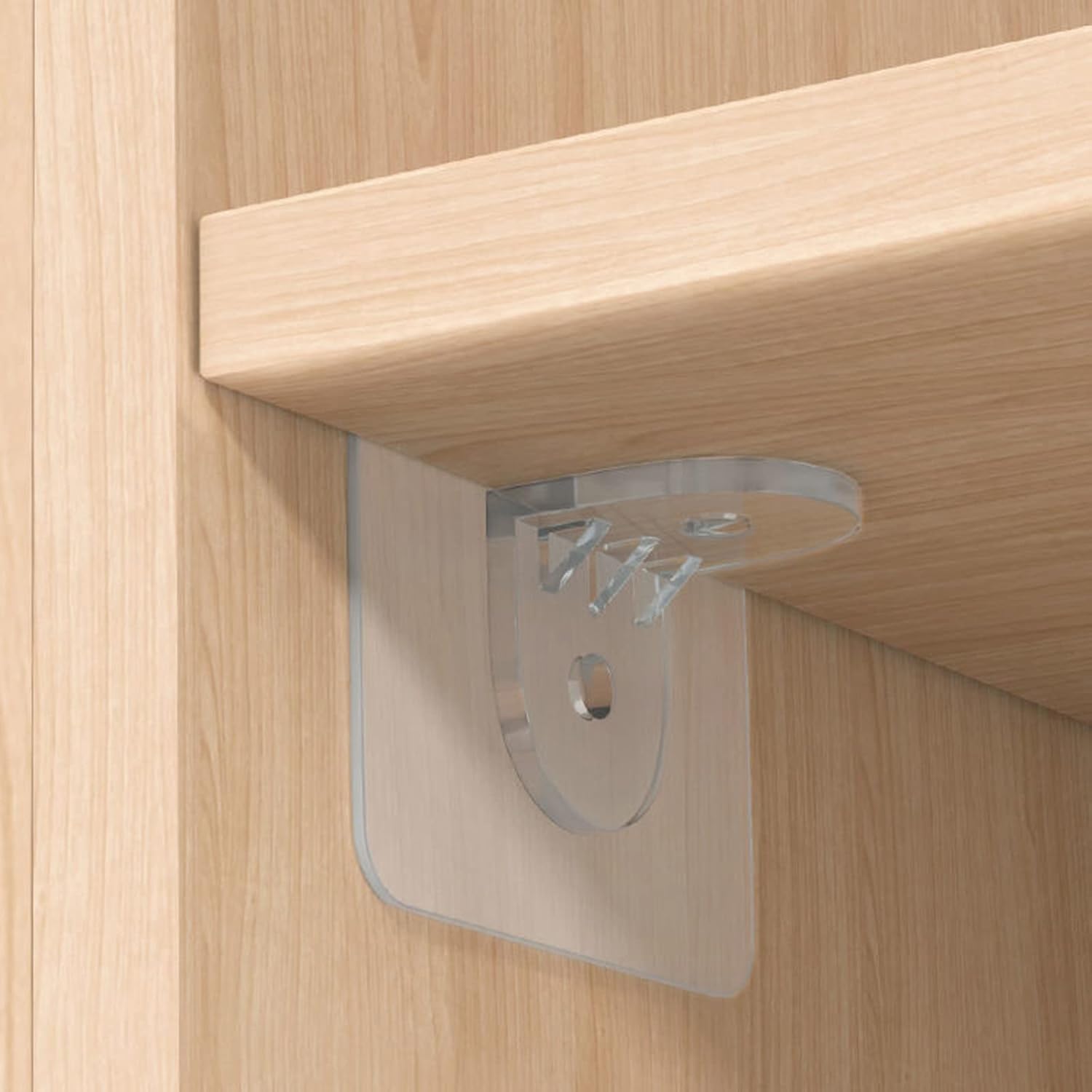 Paquete de 12 soportes adhesivos para estante, clavijas de soporte para estantes, gabinete de cocina, libros, armario, tablilla, capa