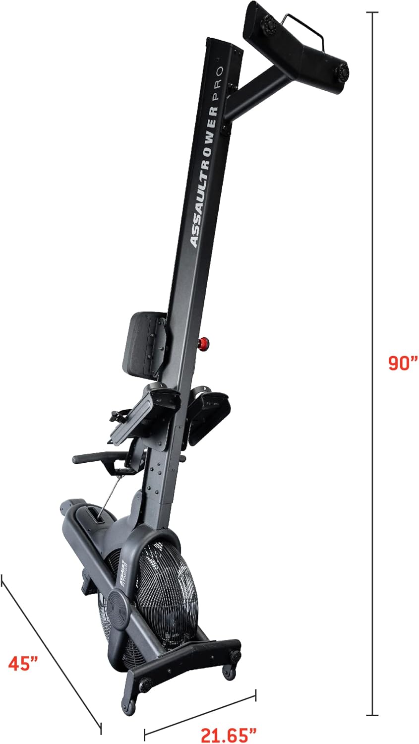 AssaultRower Pro – Máquina de entrenamiento de remo para entrenamiento HIIT, cardio, y de resistencia, sin motor.