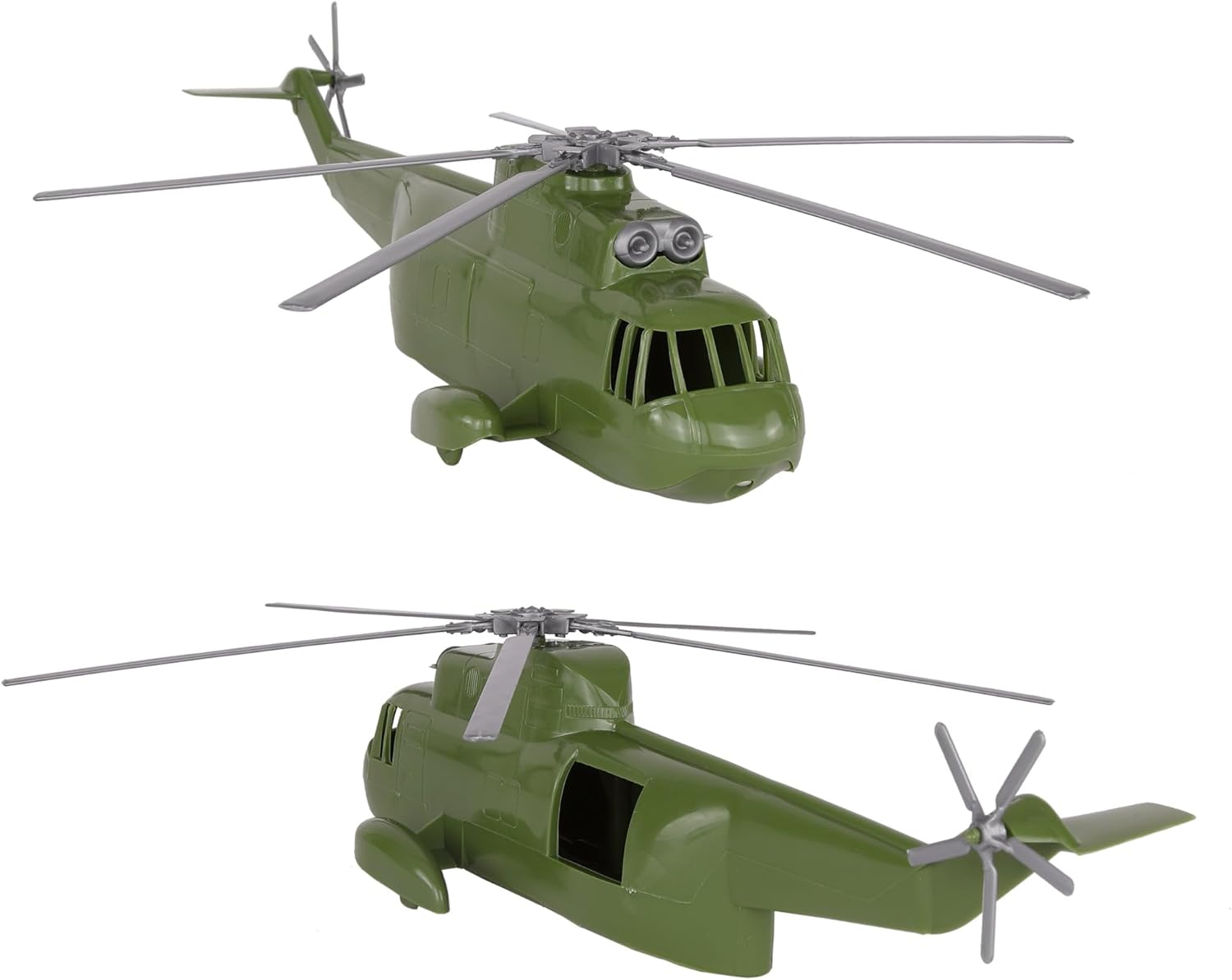 TimMee – Juego de helicópteros de plástico para hombre, color verde OD 26 piezas, fabricado en Estados Unidos