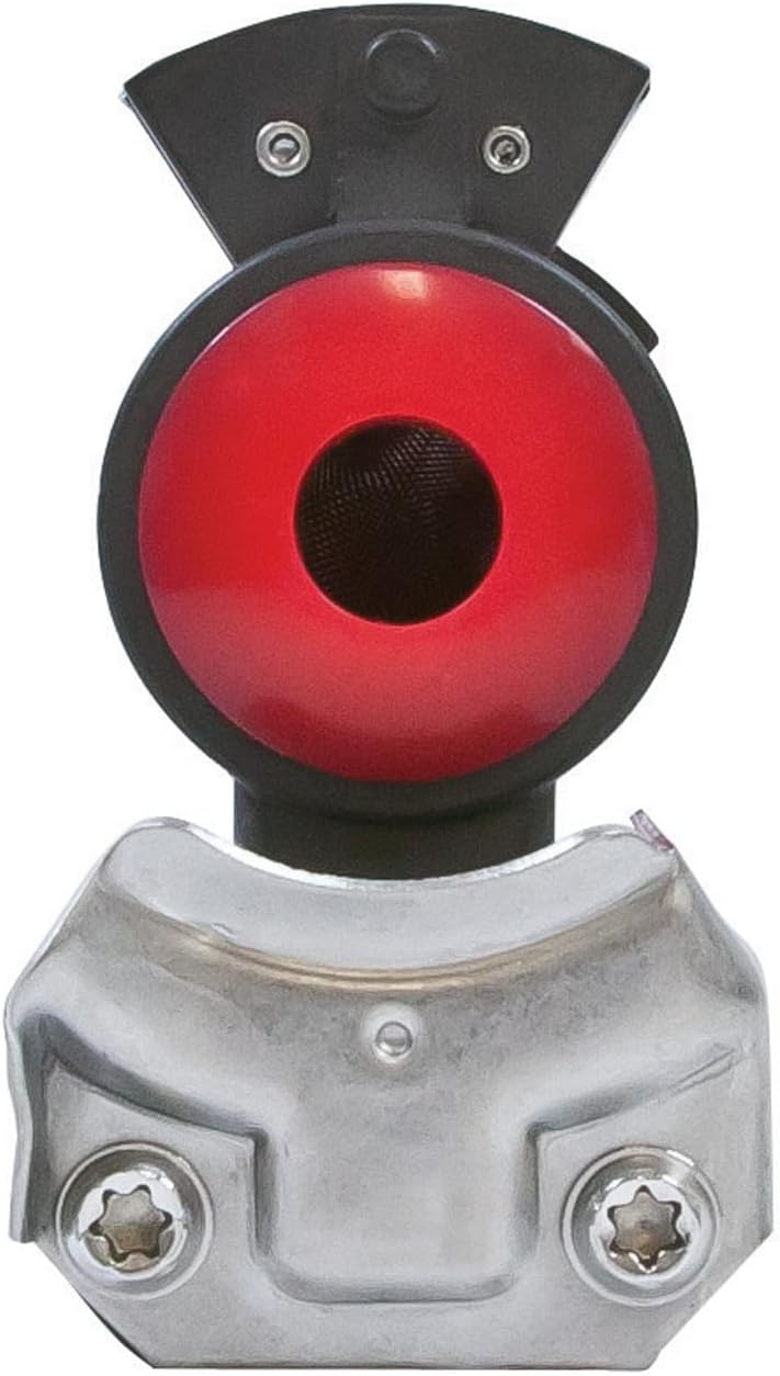 Tectran Gladhands estándar de aluminio anodizado  Servicio y emergencia  Rojo y azul