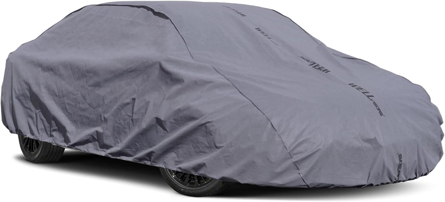 WellVisors Funda protectora de auto para todo tipo de clima, compatible con Daewoo Leganza Sedan 3-689797975SN 1999-2002