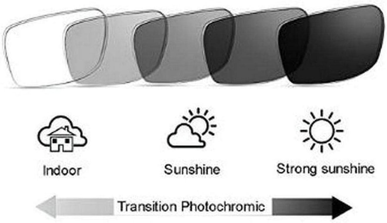 minclTransition Fotocromático Gafas de lectura para hombres mujeres claro gafas de sol lectores UV400 retro remache cuadrado Gafas marco