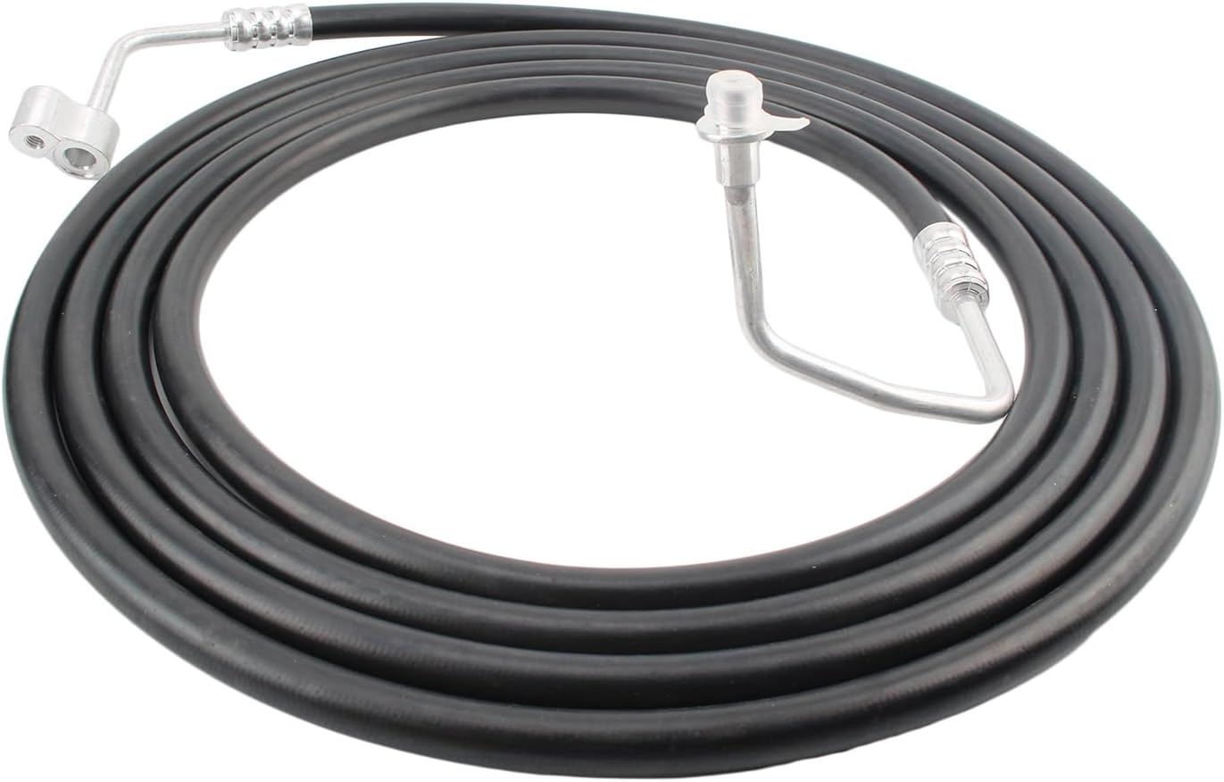 AUTOKAY SU33468 Juego de línea de CA trasera para Chevy Suburban Rear Aux 2007-2014 Kit de manguera de CA Líneas de repuesto de aire acondicionado