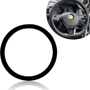 Paquete de 1 funda para volante en forma de D, protector de volante de 14.9 pulgadas, accesorios decorativos de silicona para volante, producto Paquete de 1 funda para volante en forma de D, protector de volante de 14.9 pulgadas, accesorios decorativos de silicona para volante, producto