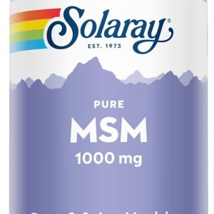 SOLARAY Cápsulas Pure MSM, 1000 mg, 60 unidades SOLARAY Cápsulas Pure MSM, 1000 mg, 60 unidades
