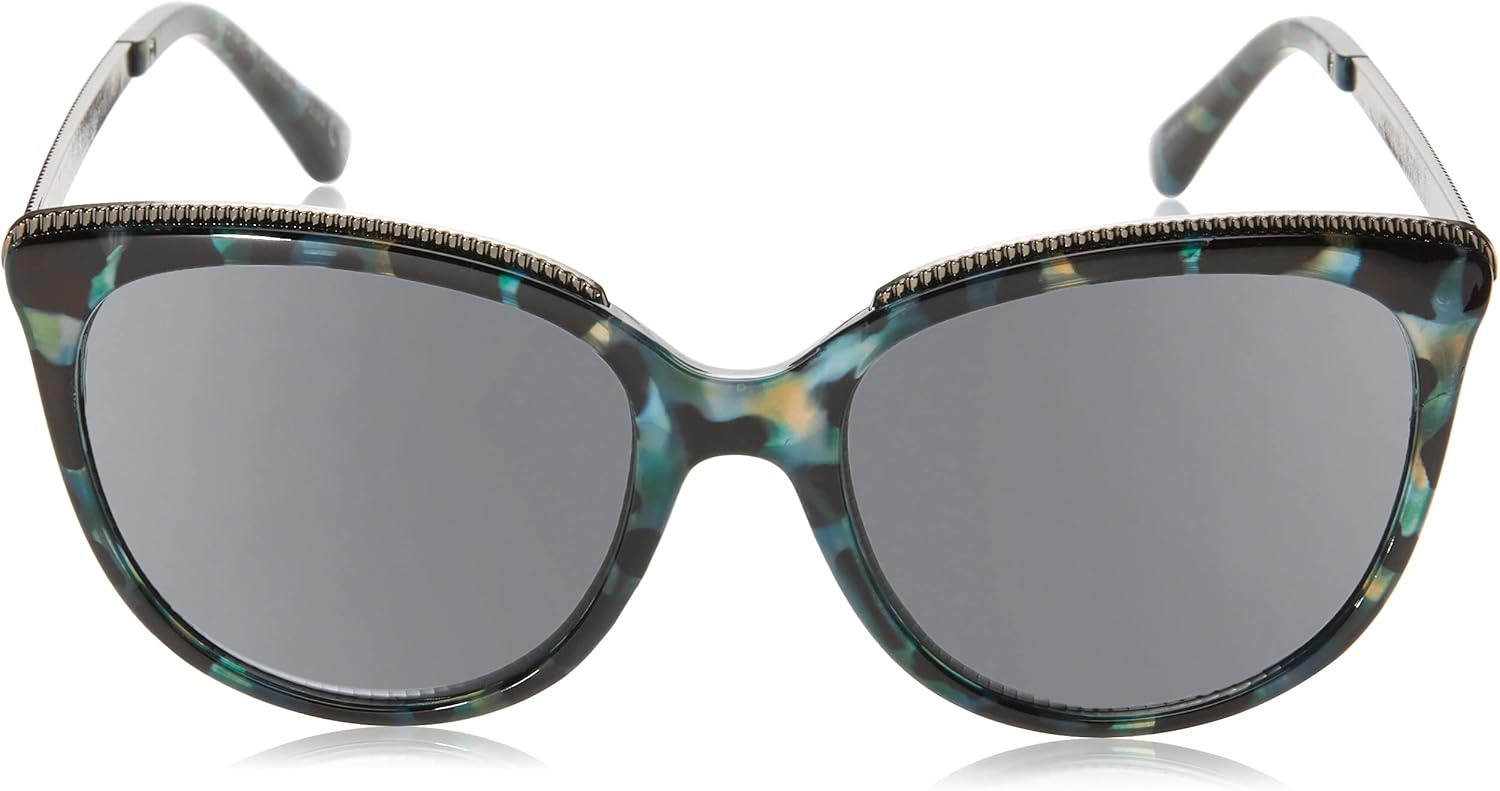 Sofia Vergara x Foster Grant Gafas de lectura Margarita Full Lens Sunreaders Cat-Eye para mujer, Tortuga azul lechoso