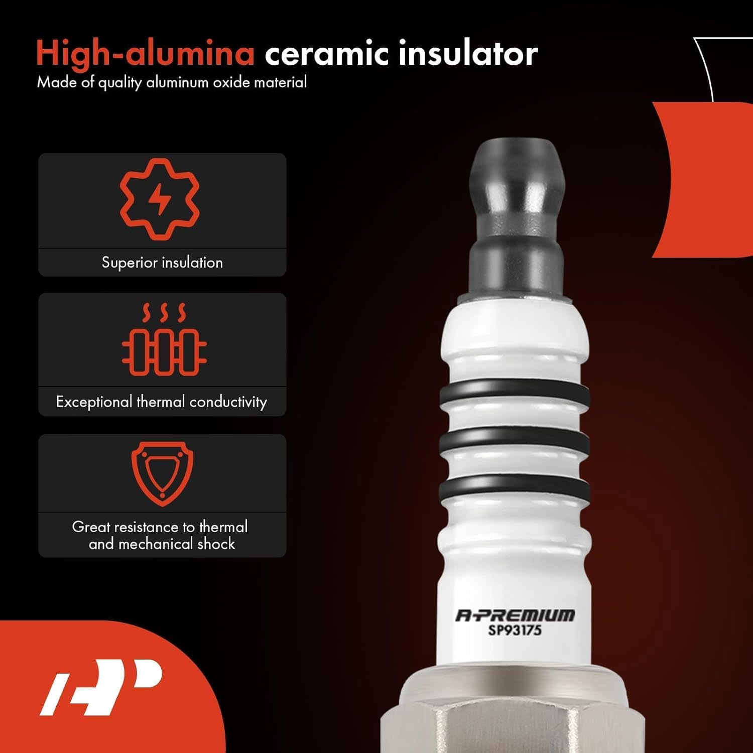 A-Premium Bujías de platino iridio compatibles con Honda CR-V, Civic, Accord, Crosstour y Hyundai Elantra, Elantra CoupeGT, Sonata, Santa Fe, Santa