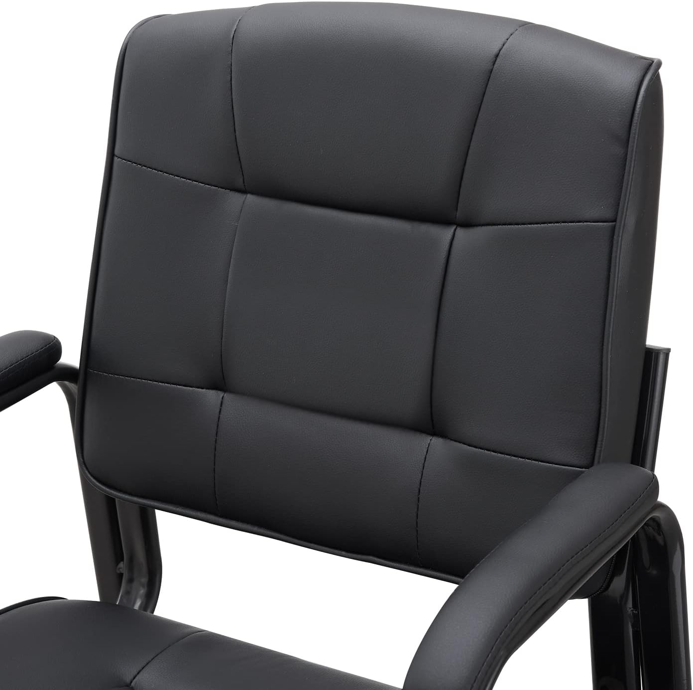 Naomi Home Silla de Oficina – Silla de Oficina – Silla de Oficina – Piel sintética, color negro