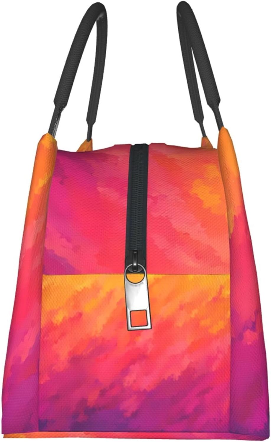 Fubido Perfect Day Theme, bolsa de almuerzo reutilizable para mujeres y hombres, diseño de lunares de la Torre Eiffel, simple bolsa de almuerzo