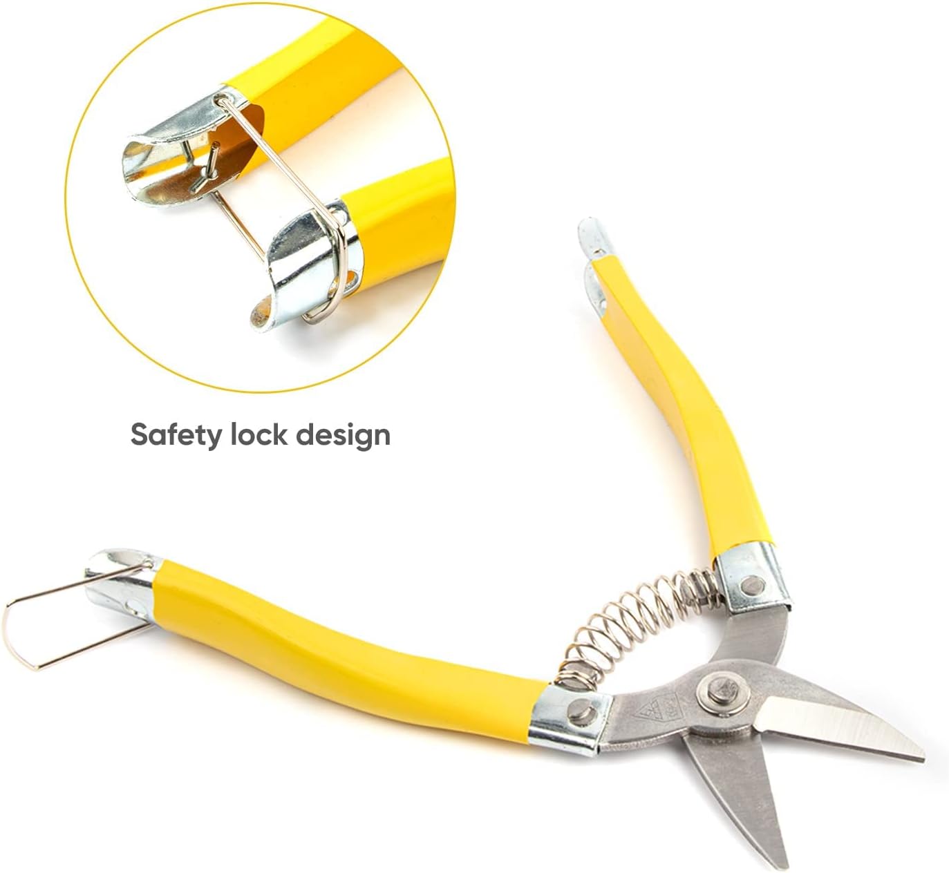 100 bridas de acero inoxidable vienen con herramientas de corte, tijeras de corte de metal para cortar bridas de cables de acero inoxidable,