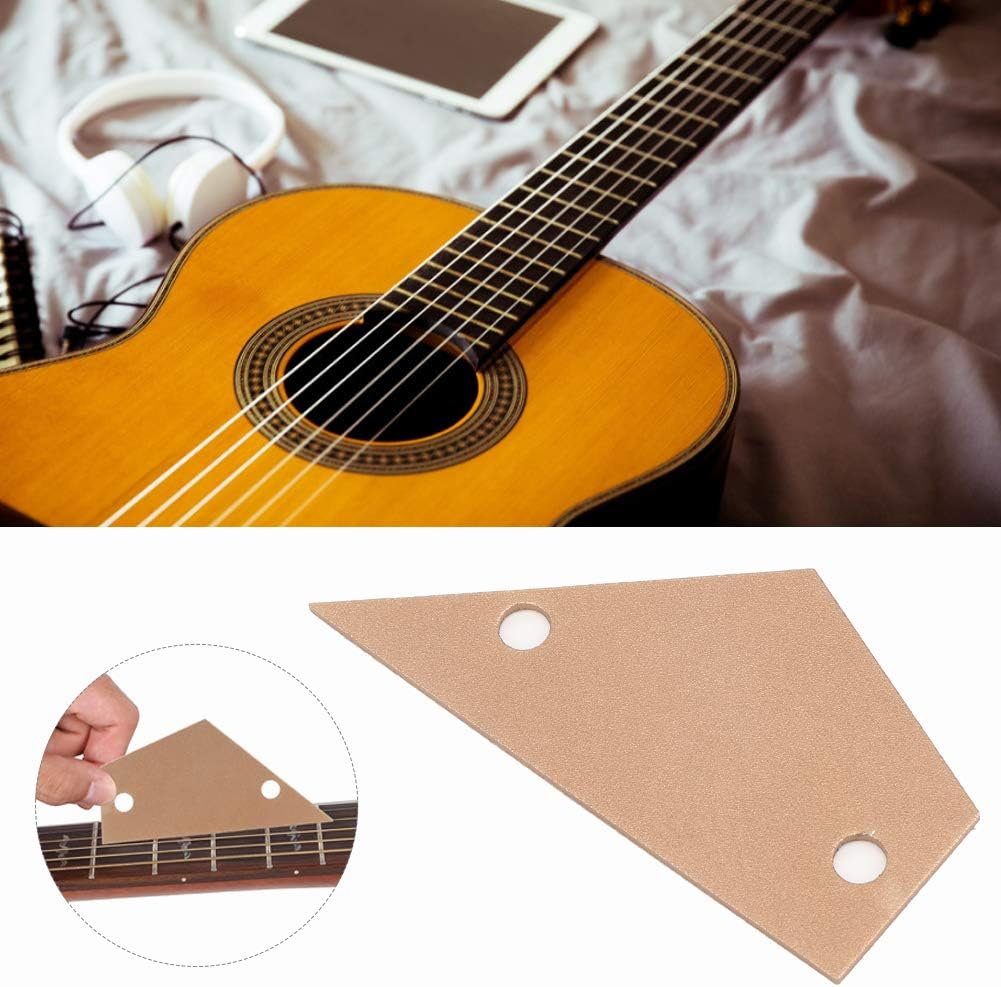 Fret Rocker – Regla de afinación de guitarra de acero inoxidable, herramienta de nivelación de eje de balancín, herramienta de nivelación de trastes