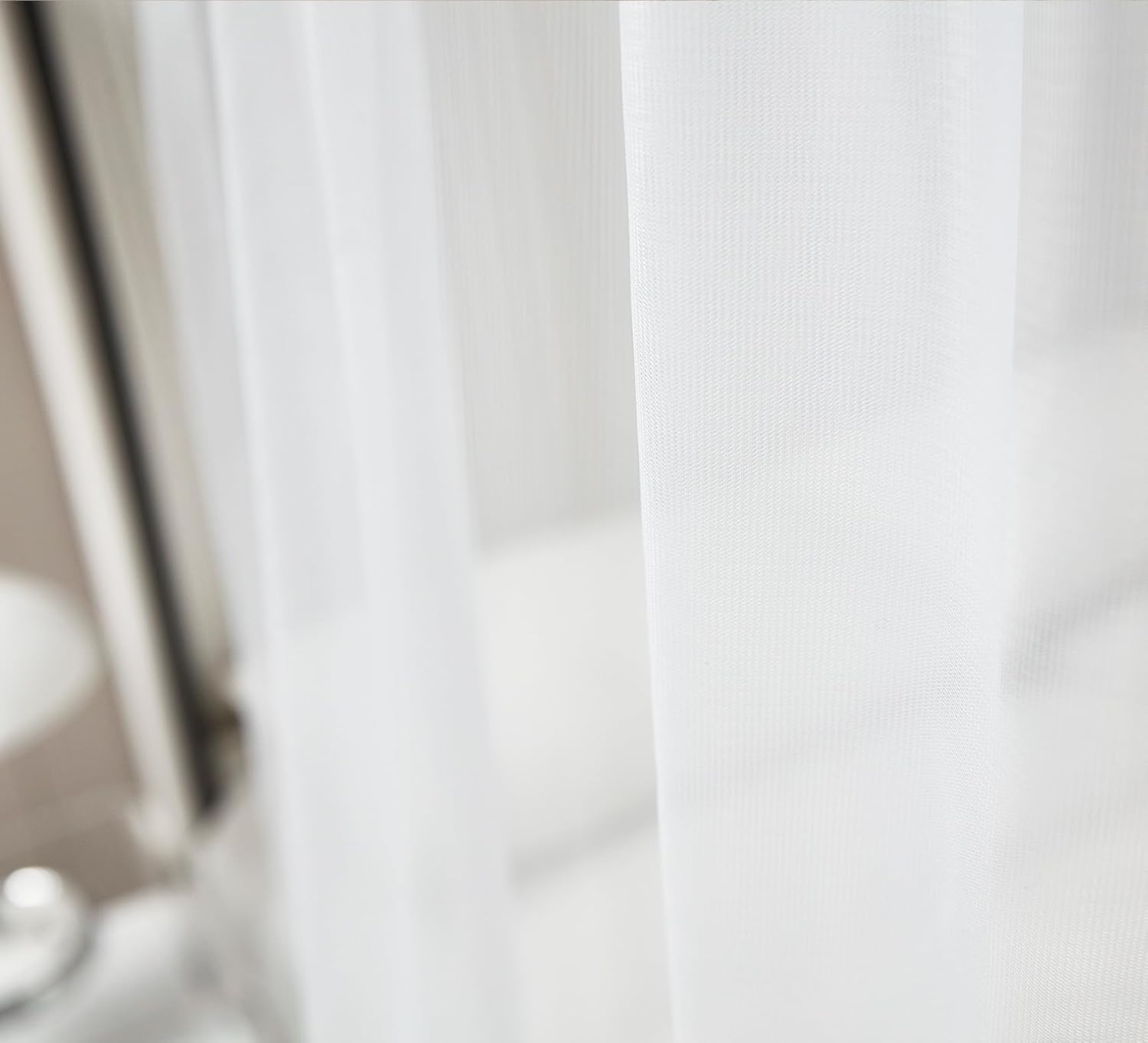 Akiky Cortinas de toldo para niñas con luz LED, tamaño King, California King, cortinas de cama con marco, bufandas de cenefa ideales para cama,