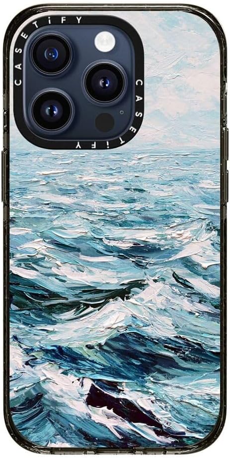 CASETiFY Impact – Funda para iPhone 15 Pro 4 veces probada contra caídas de grado militar, protección contra caídas de 8.2 pies – Impresiones de
