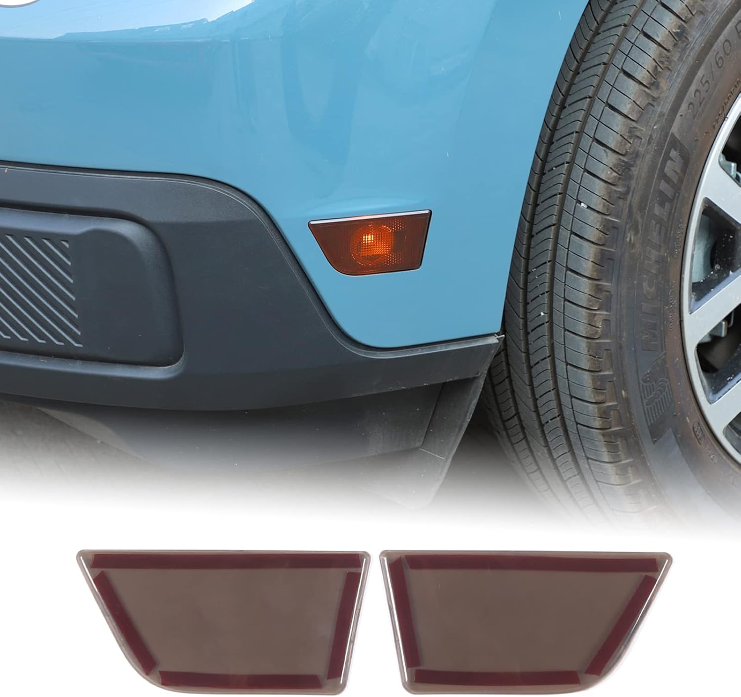 Luces de marcador lateral para parachoques delantero de automóvil, carcasas de lámpara compatibles con Ford Maverick 2022, lámpara de ancho de