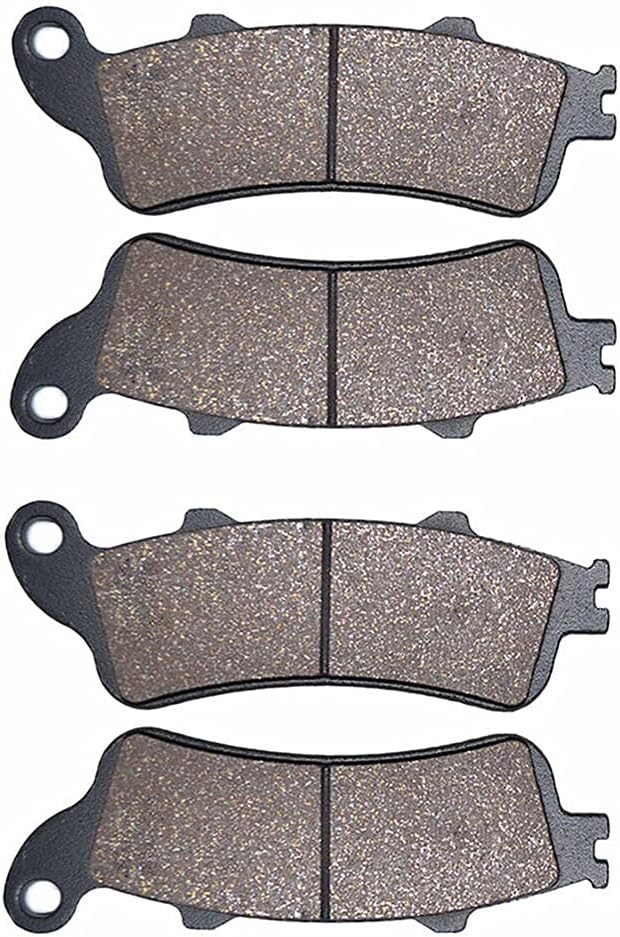 AHL Juego de pastillas de freno delanteras y traseras para Honda GL1800 Goldwing (todos los modelos) 2001-2013