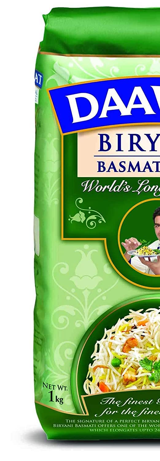 BBRATS Daawat Biryani Basmati Arroz, 2.2 lbs