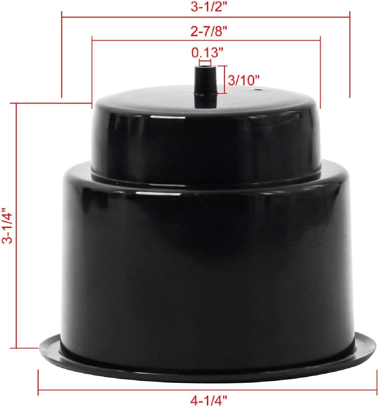 NovelBee 6 portavasos de plástico negro, soporte empotrado para bebidas con drenaje para barco, camión, automóvil, cámper, caravana, caravana