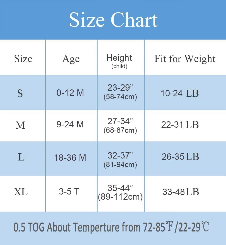 Muslin Sleeping Sack Summer Lightweight Toddler Sack Sleeping Bag Thin Wearable Blanket