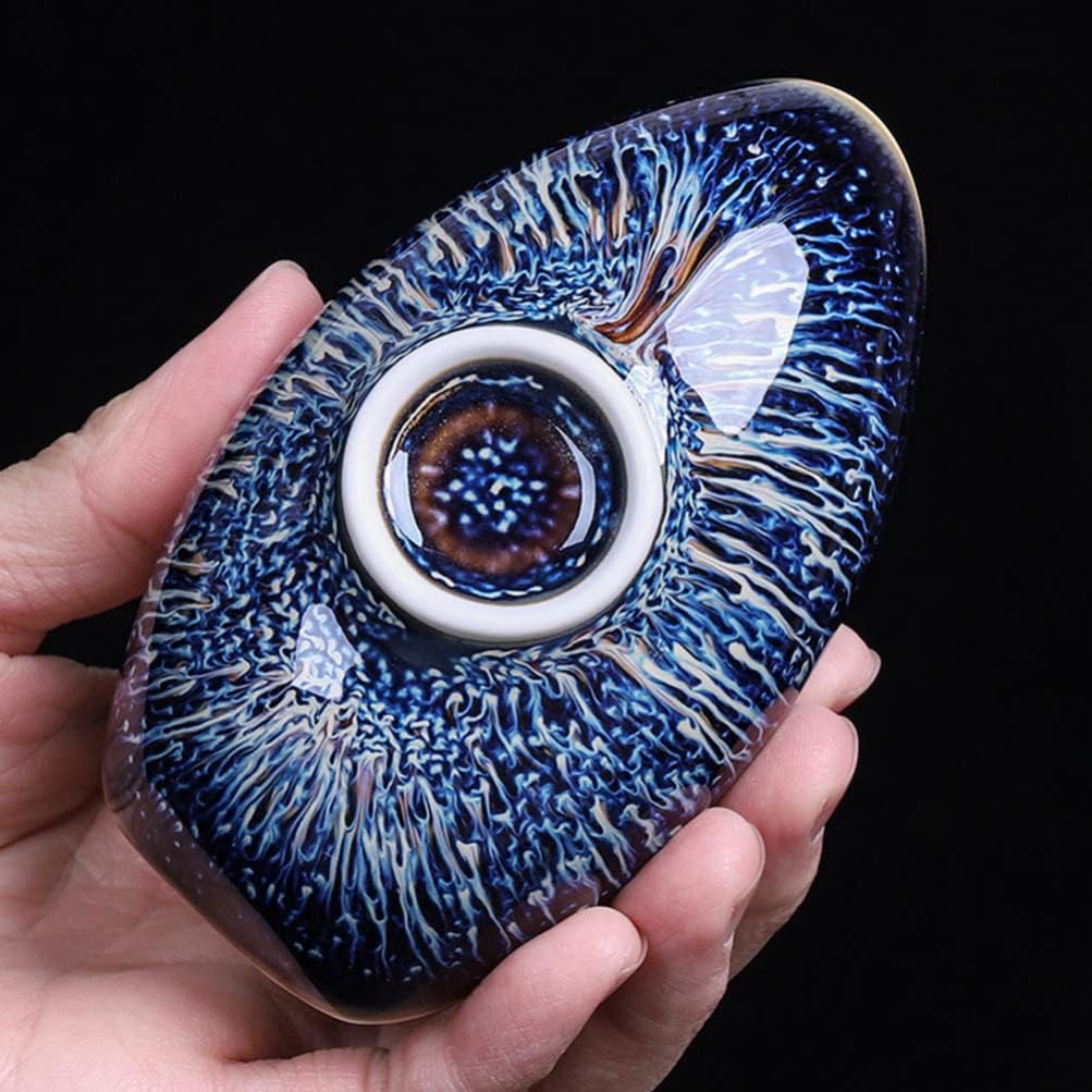 Angoily Recipiente de té de porcelana, cuchara de té chino, cuchara de té de hojas sueltas, pala de té decorativa Kongfu, cucharas medidoras de