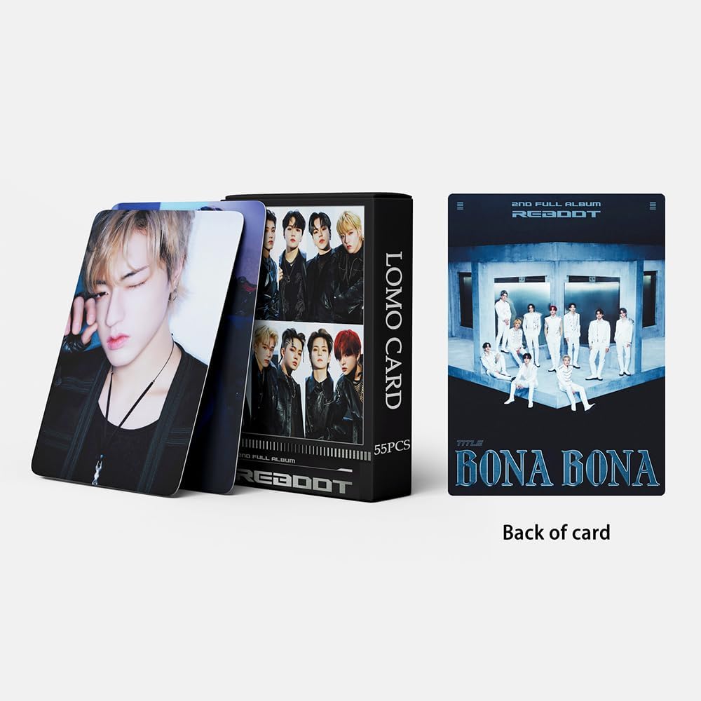 Funwaretech Treasure BONA BONA – Tarjetas fotográficas de 55 piezas del Tesoro del Tesoro 2023, juego de tarjetas BONA BONA Lomo, regalo de