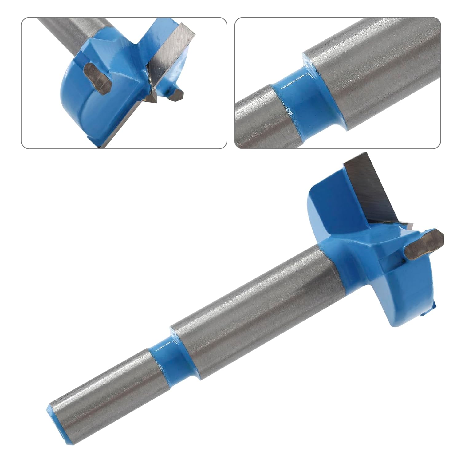 Forstner Broca de 1-38 pulgadas (1.378 in), brocas de carburo de tungsteno, cortador de agujero de madera, abridor de barrena  broca de perforación