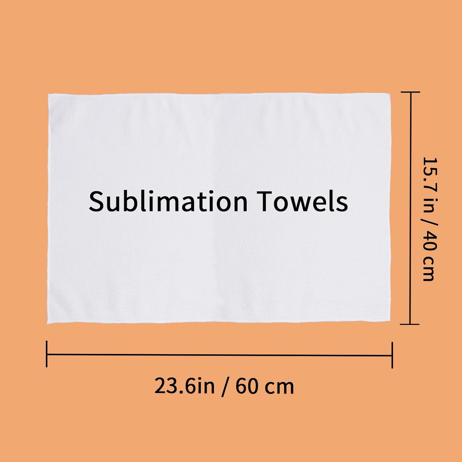 10 toallas de sublimación en blanco, 16 x 24 pulgadas, toallas de cocina de sublimación de microfibra, paños de cocina, paños de té de sublimación,