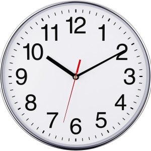 Plumeet Reloj de pared silencioso  Reloj de pared negro de cuarzo sin tictac de 10 pulgadas  Reloj de pared de diseño simple para decoración de sala Plumeet Reloj de pared silencioso  Reloj de pared negro de cuarzo sin tictac de 10 pulgadas  Reloj de pared de diseño simple para decoración de sala