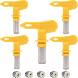 5 puntas de pulverizador de pintura sin aire para pulverizador sin aire, boquilla de punta de pulverización 315 5 puntas de pulverizador de pintura sin aire para pulverizador sin aire, boquilla de punta de pulverización 315