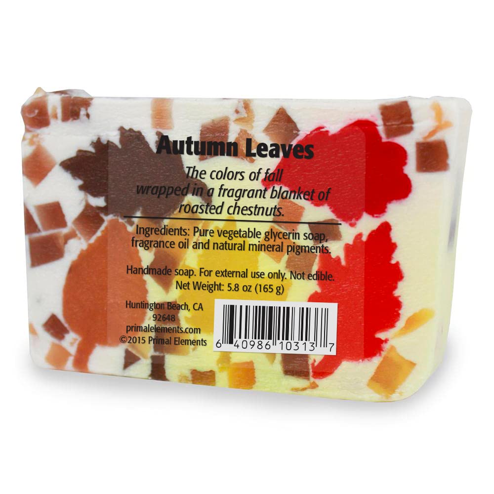 Primal Elements Jabón en barra de glicerina  Ayuda a todo tipo de piel, piel sensible, grasa y seca  Sin parabenos, vegano, sin gluten, 100% base